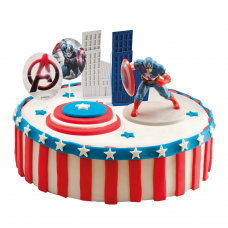 Dekorácia na tortu Kapitán Amerika