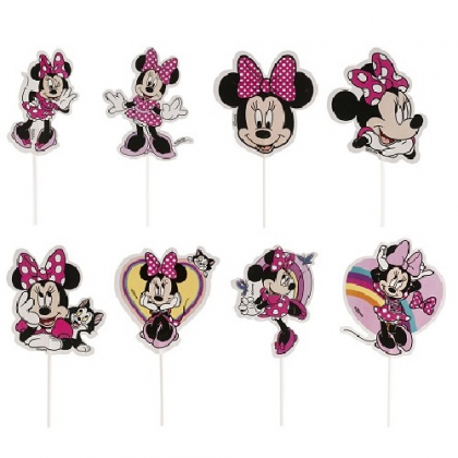 Dekorácia na tortu / muffiny Minnie Mouse