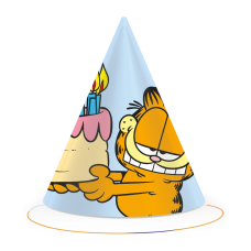 Párty klobúky Garfield 6 ks