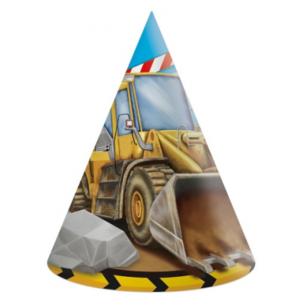 Party klobúky Stavenisko