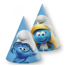 Párty klobúky Šmolkovia 8 ks