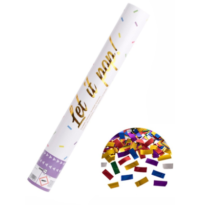 Konfety vystreľovacie PÁSIKY mix 40cm