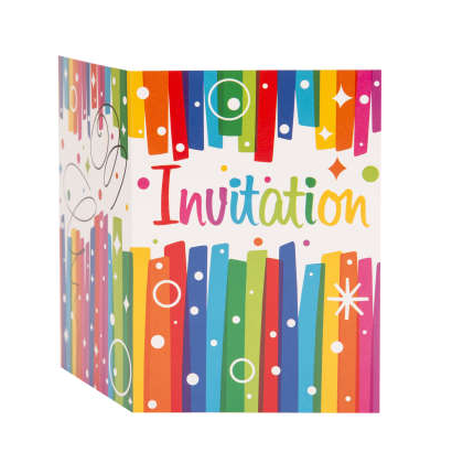 Pozvánky Happy Birthday /8ks/