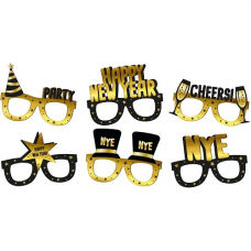 Párty okuliare Happy New Year