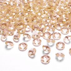 Dekoračné kamienky diamanty oranžové 12 mm