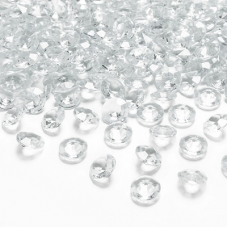 Dekoračné kamienky diamanty priehľadné 12 mm