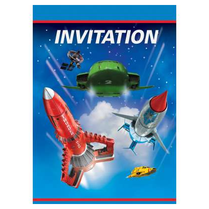 Pozvánky Thunderbirds /8ks/