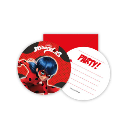 Pozvánky Čarovná Lienka /6ks/