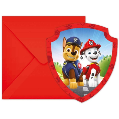 Pozvánky Paw Patrol /6ks/