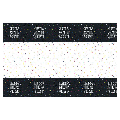 Obrus Happy New Year bodky