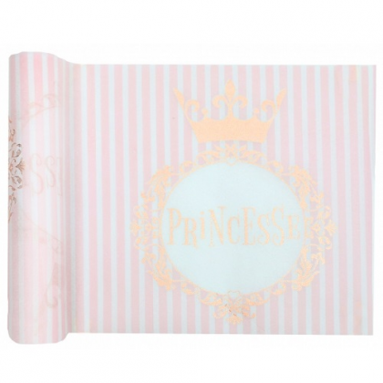 Šerpa na stôl Princesse metalická