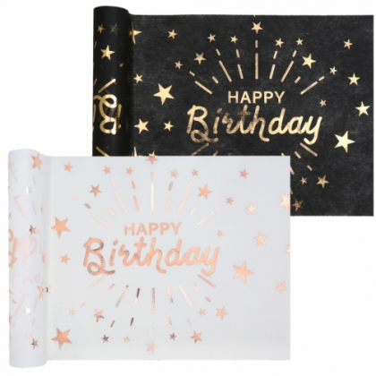 Šerpa na stôl Happy Birthday