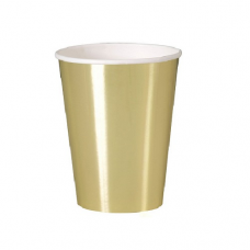 Poháre zlaté matné