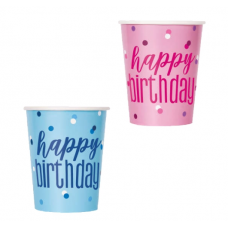 Poháre Happy Birthday 