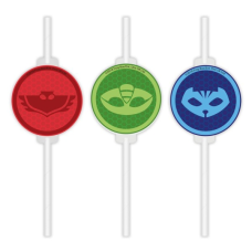 Papierové slamky PJ Masks  4 ks
