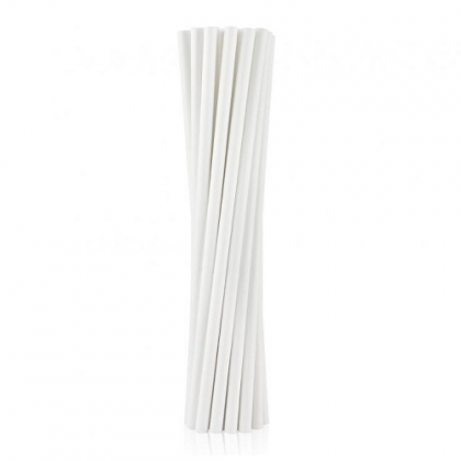 Papierové slamky biele