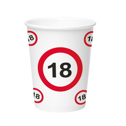 Poháre 18. narodeniny Značka