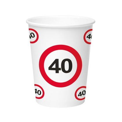 Poháre 40. narodeniny Značka