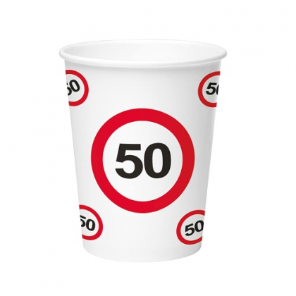 Poháre 50. narodeniny Značka