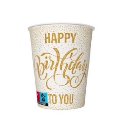 Poháre Happy Birthday
