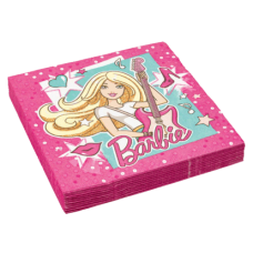 Servítky Barbie Popstar