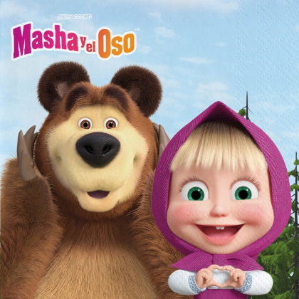Servítky Máša a medveď 20 ks