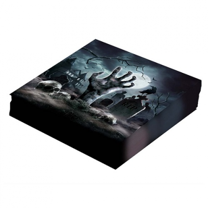 Servítky Halloween Cintorín