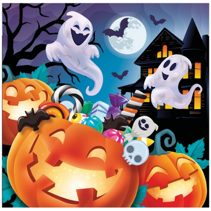 Servítky Halloween 
