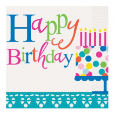 Servítky Happy Birthday