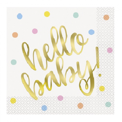 Servítky Hello baby