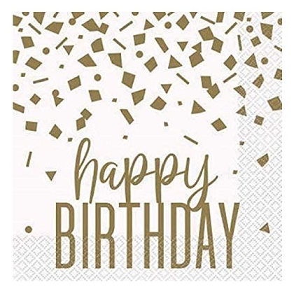 Servítky Happy Birthday 