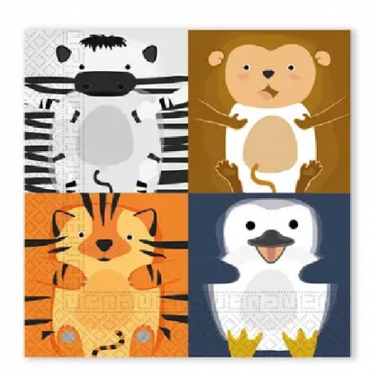 Servítky Zvieratká ZOO