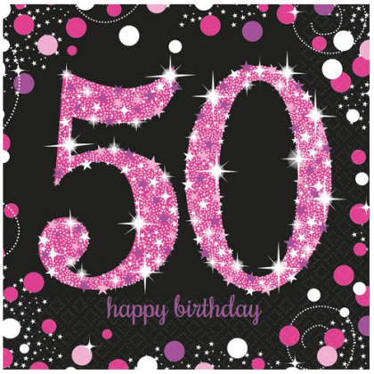 Servítky číslo 50 zlaté