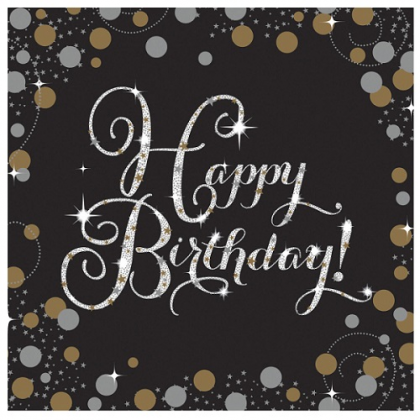 Servítky Happy Birthday 