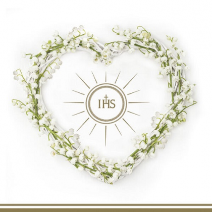 Servítky na sviatosť IHS