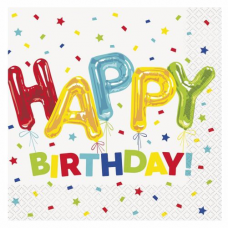 Servítky Happy Birthday