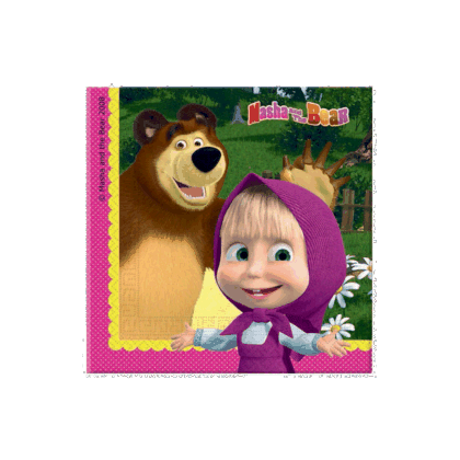 Servítky Máša a Medveď