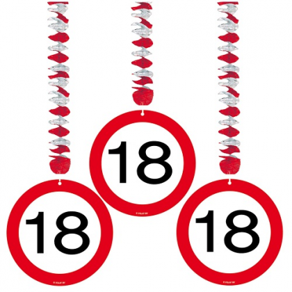 Závesná dekorácia 18. narodeniny