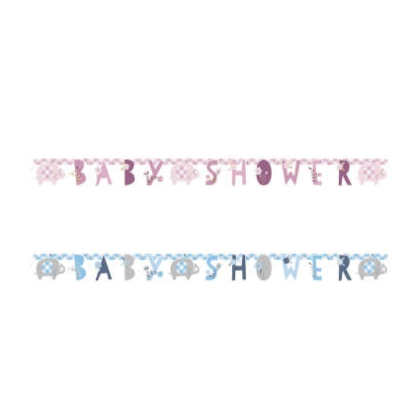 Banner Sloník Baby Shower