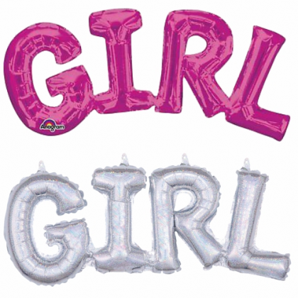 Balónový banner GIRL