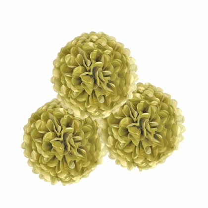 Pom pom zlatý brmbolec