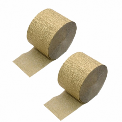 Krepová stuha zlatá