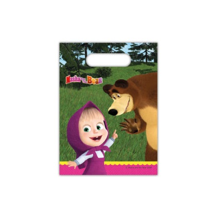 Darčeková taška Máša a Medveď 6ks