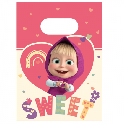 Darčeková taška Máša a Medveď 6ks