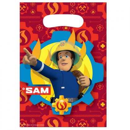 Darčeková taška Požiarnik Sam 8 ks