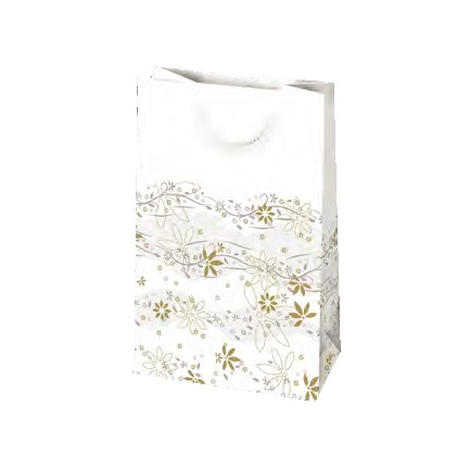 Darčeková taška biela s motívom