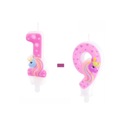 Sviečka číslo Jednorožec