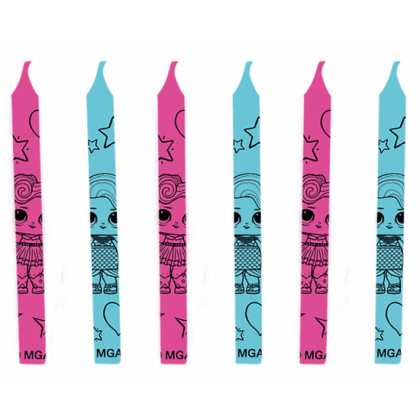 Sviečky na tortu L.O.L