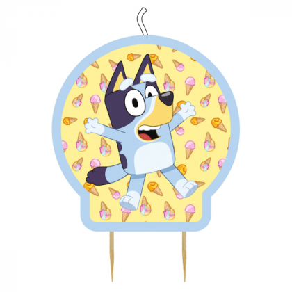 Tortová sviečka Bluey