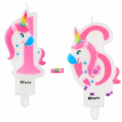 Sviečka číslo Jednorožec